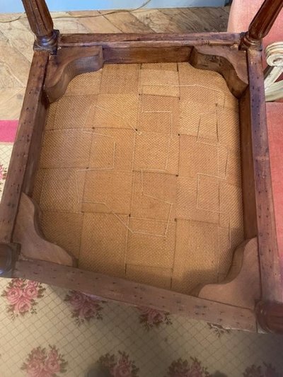 Fauteuil à la Reine d'époque Louis XVI