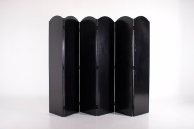 6-panel painted folding screen, still life, 1970s/1980s.