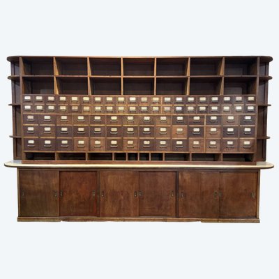 Large seed cabinet from the 1950s
