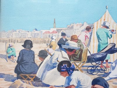 Saint Malo plage 1938