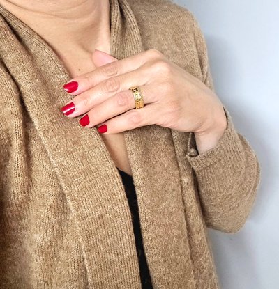 Bague Boucheron Quatre Tout Or Jaune Format Alliance