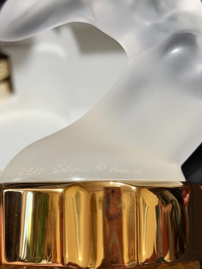 Lalique – Flacon de Collection « Mascotte Sagittaire » – Édition Limitée 1999 – Cristal – Complet