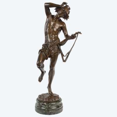 Albert-Ernest Carrier-Belleuse– Le Danseur napolitain au luth