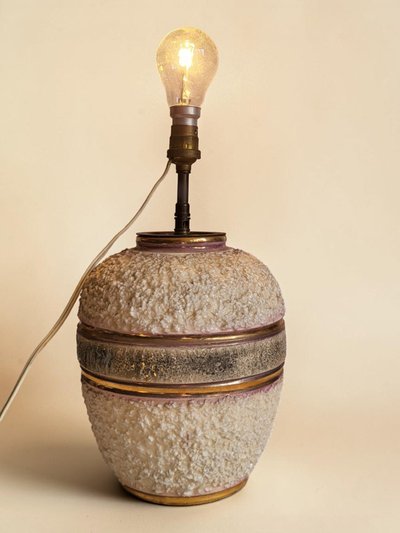 Ceramic lamp, Louis Dage, 1940s