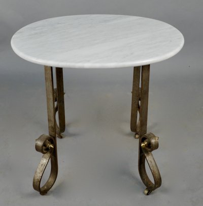 Desserte ART DECO dessus marbre ovale 