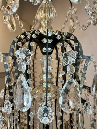 Großer italienischer Käfigleuchter
