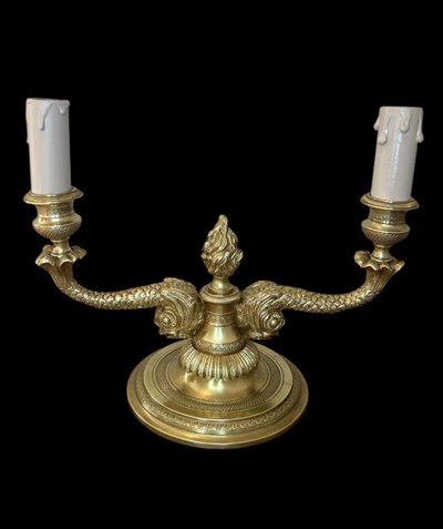 Pair of Louis XVI style lamps