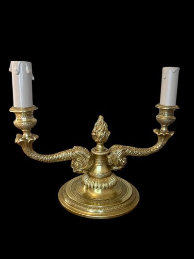 Pair of Louis XVI style lamps