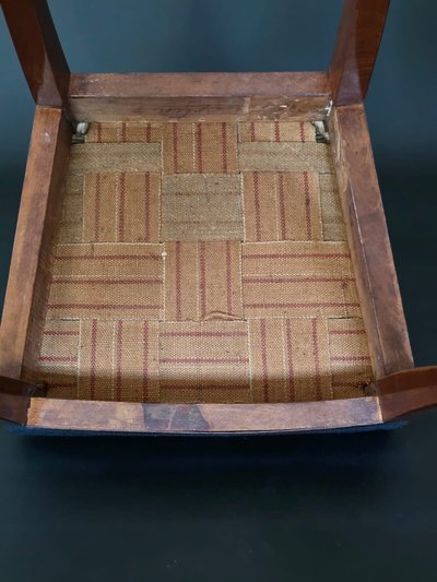 Jacob Frères / Château de Bois Préau, pair of Consulate period chairs.