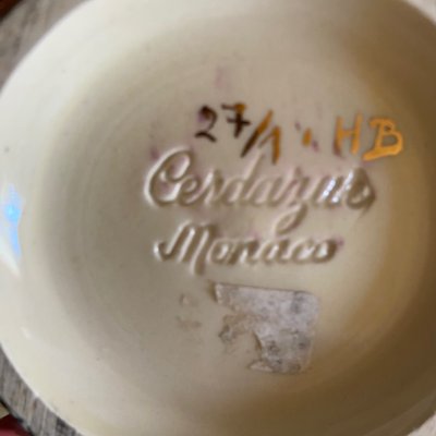 Vaso/Brocca Cerdazur Monaco Small Soliflore 1960