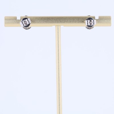 Boucles d’oreilles ovales rubis et diamants