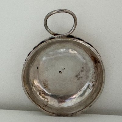 Solid silver wine taster with Minerva hallmark