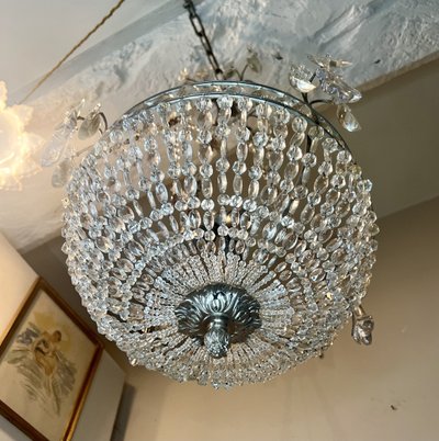 Korb-Kronleuchter im Louis-XVI-Stil