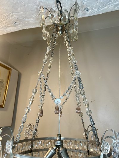 Korb-Kronleuchter im Louis-XVI-Stil
