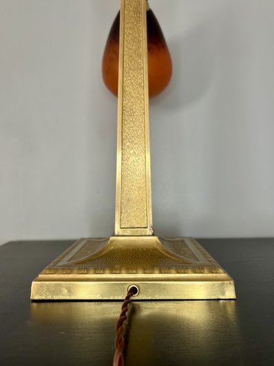 Schneider Art Nouveau Table Lamp