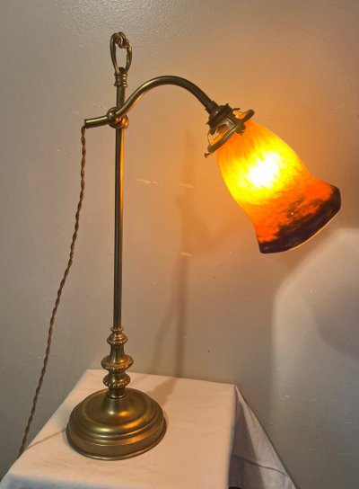 Tulip Glass-Paste Table Lamp