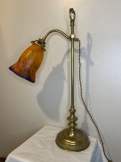 Tulip Glass-Paste Table Lamp