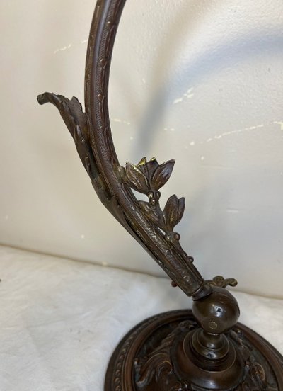 Antique-Finish Piano Lamp