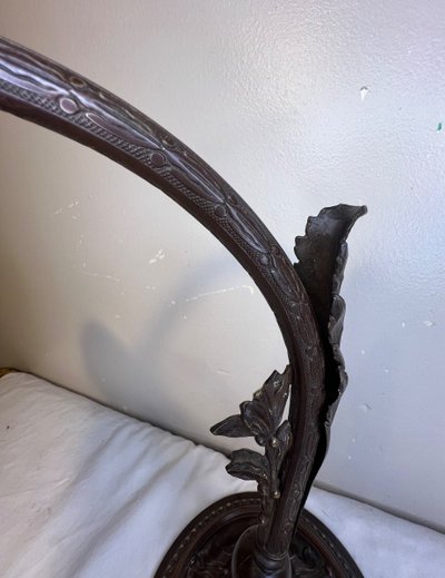 Antique-Finish Piano Lamp