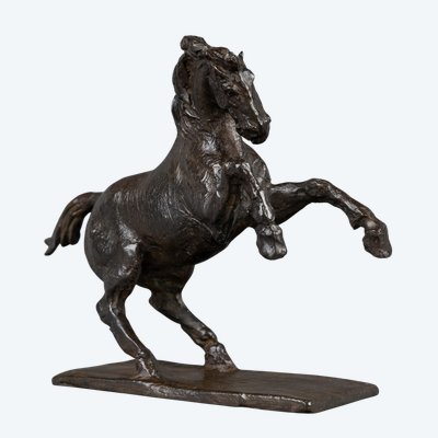 SCULTURA - IL CAVALLO IMPENNATO, FRANCIS POIRIER SCULTORE - BRONZO