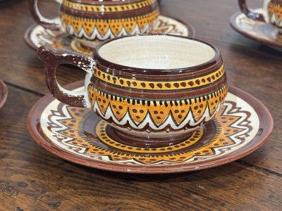 Service en faience de Quimper des années 1930-40