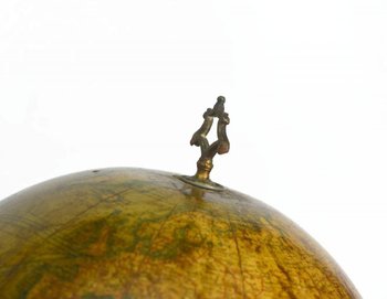 Globe Terrestre Girard Et Boitte Socle Fonte XIXème