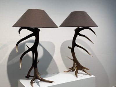 Paire de Lampadairs