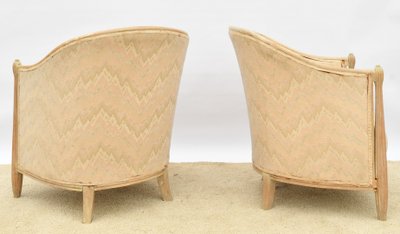 Pair of Art Deco armchairs