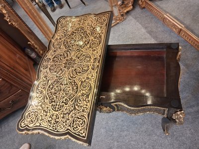 Tavolo da gioco Napoleone III con marchio DIELH