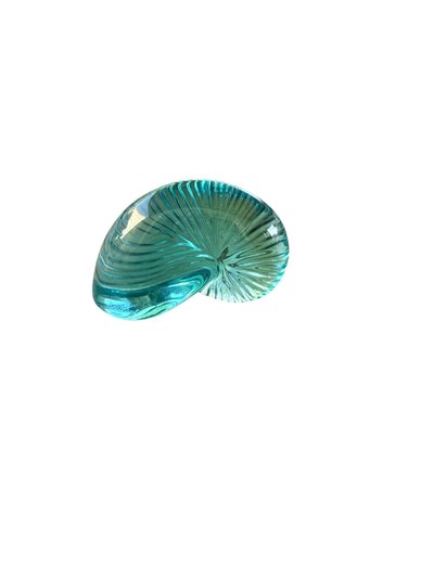Baccarat – Nautile en cristal - Bleue clair