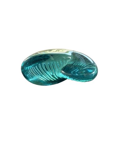 Baccarat – Nautile en cristal - Bleue clair