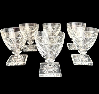Val Saint Lambert modèle Gondole taille Losange - Verre à eau. 