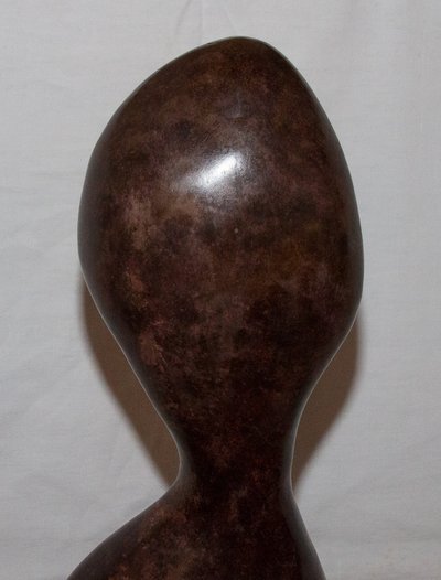 "Modesty" Bronze Sculpture by Xavier Alvarez, 20th Century