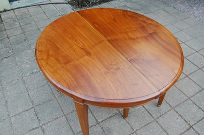 Napoleon III style walnut dining table, seats 12, with extensions