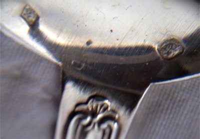 12 cuillères à glace individuelles en argent massif minerve Orfèvre Hénin &Cie