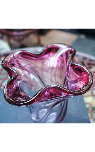 Murano vase, solid crystal