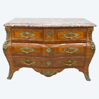 Commode Tombeau En Placage d'époque 1900