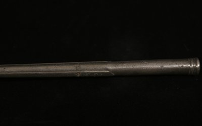 Pewter stew spoon 17th century