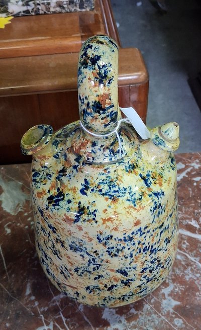 glazed ceramic water jug