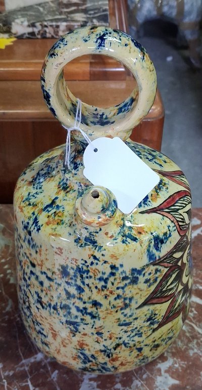glazed ceramic water jug