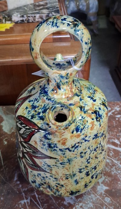 glazed ceramic water jug