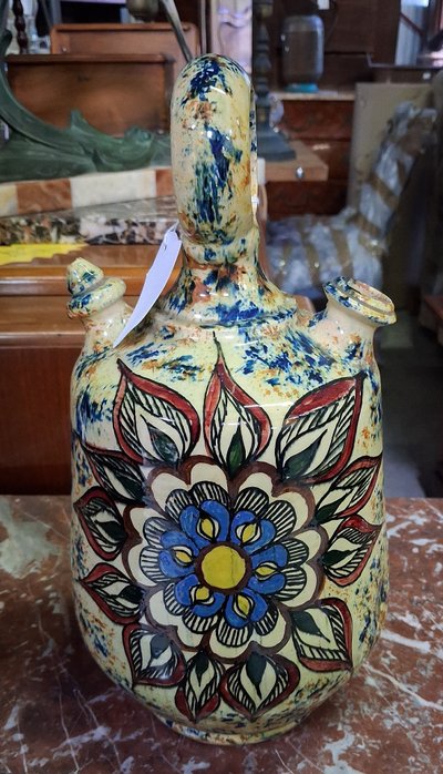 glazed ceramic water jug