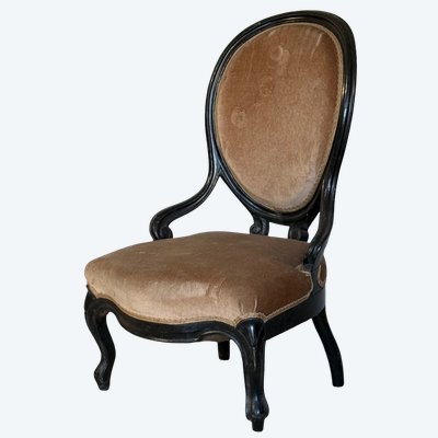 Chaise basse Napoléon III