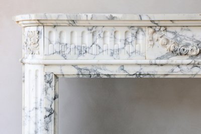 Cheminée ancienne en marbre | Référence 1620