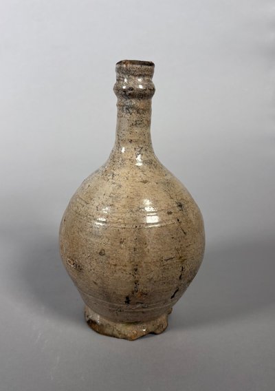 Vase bouteille en grès craquelé Dynastie Song (960 - 1279) Chine