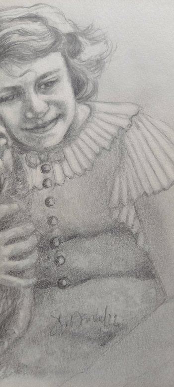 Portrait of Princess Elisabeth (child)