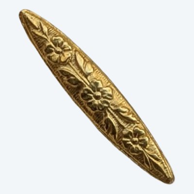 Antique Art Nouveau  Or 18k Epingle Broche