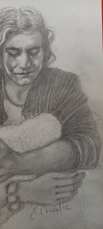 Portrait of Robert Plant