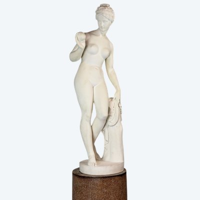 Venus with an Apple, after Bertel Thorvaldsen’s model, in reconstructed marble, 20th century