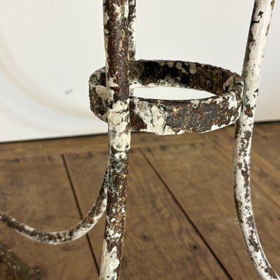 19th-century sheet metal side table
